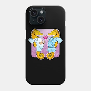 Seahorse Heart Phone Case