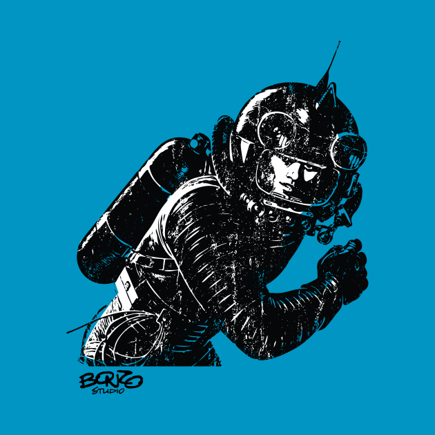 Spaceman-Retro-1 by BonzoTee