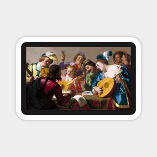 The Concert by Gerard van Honthorst Magnet