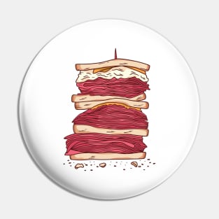 Pastrami Meat Sandwich Pin