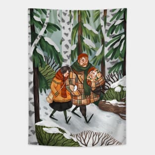 Winter Walk Tapestry