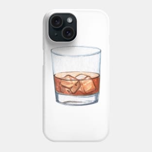 Alcohol drink with ice Phone Case