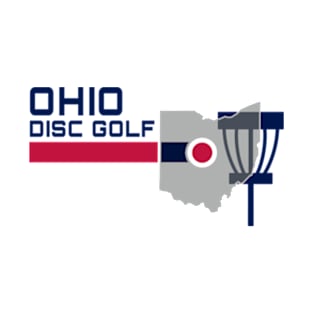 Ohio Disc Golf - Disc Line Flag Colors T-Shirt