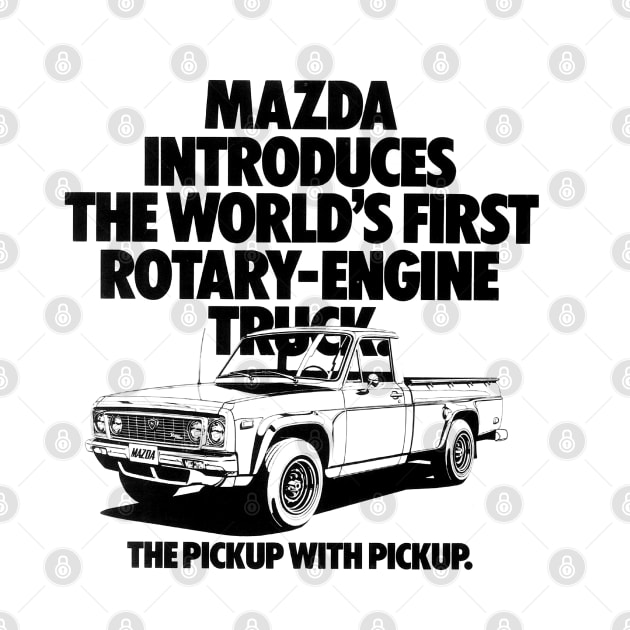 Mazda REPU. Worlds First Rotary Truck Pickup Advert by clintoss