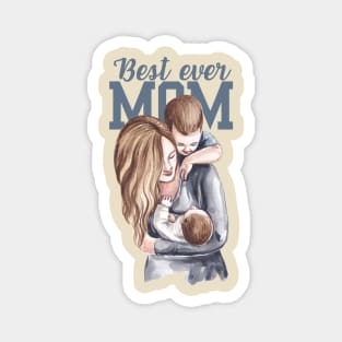 Mothers day strong mom Magnet