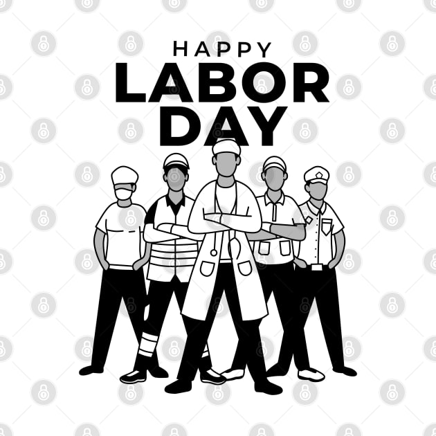 Happy Labor Day Illustration by mirailecs