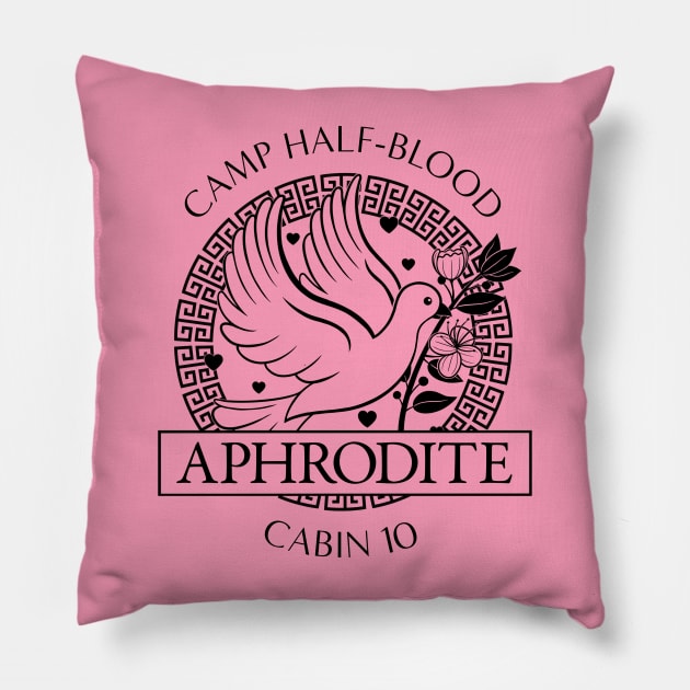 Aphrodite Logo Pillow by the-artsy-park