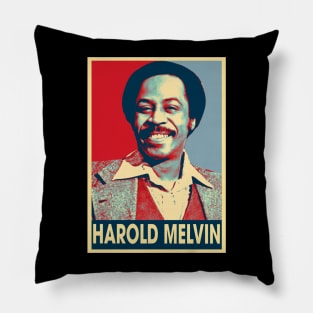 Melvin's Soulful Reverberation Iconic Tees, Infused with R&B Magic for True Devotees Pillow