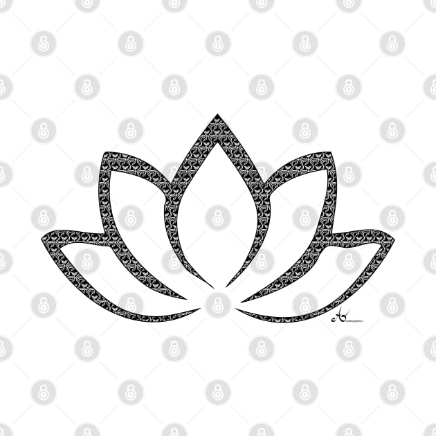 Lotus flower Symbol by Symbolsandsigns