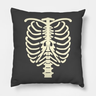 Skeleton Chest Pillow