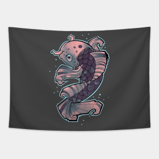 night fish carp Tapestry