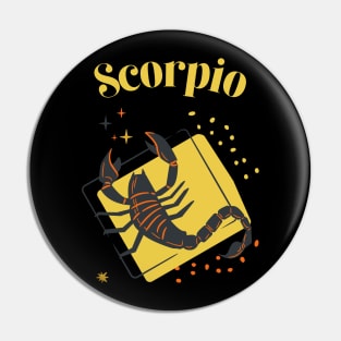 Scorpio Astrology Horoscope Zodiac Sign Pin