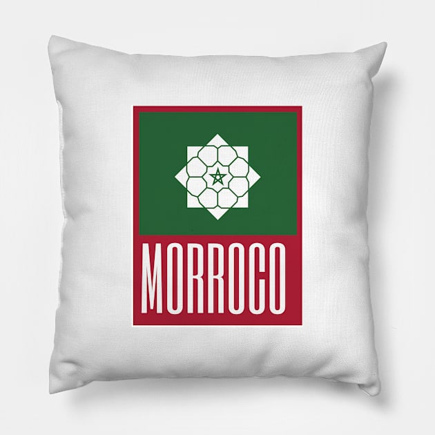 Morroco Country Symbols Pillow by kindacoolbutnotreally