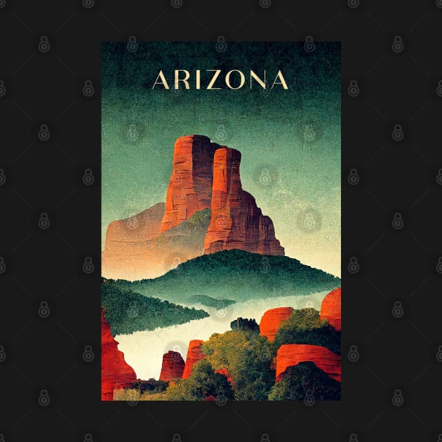 Arizona Retro Travel by Retro Travel Design