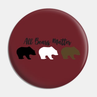 All Bears Matter Pin