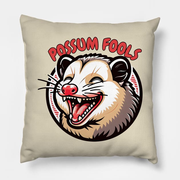 Possum April fool Pillow by Japanese Fever