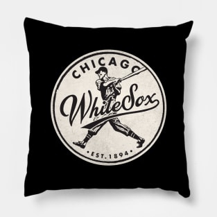 Vintage Chicago White Sox 3 by Buck Tee Originals Pillow