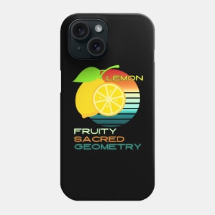 Lemon Fruity Sacred Geometry Phone Case