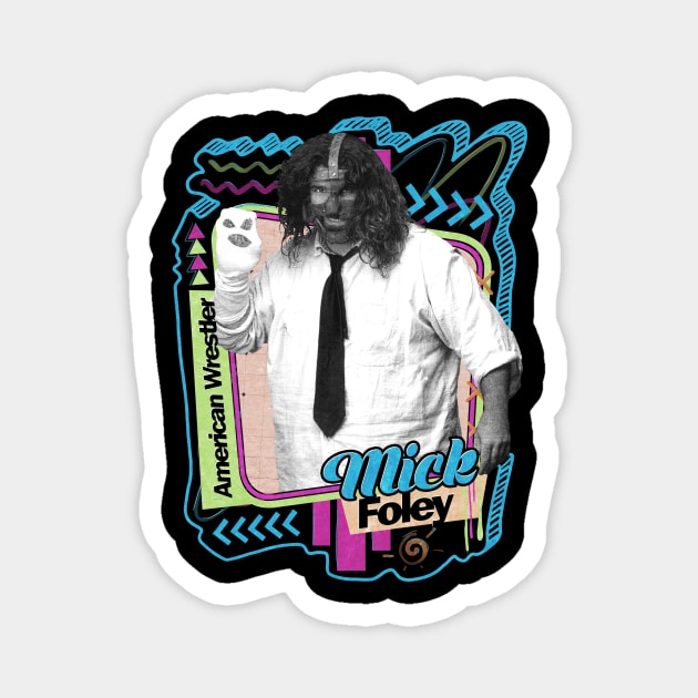 Mick Foley - Pro Wrestler Magnet by PICK AND DRAG