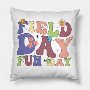 Field Day Fun Day 2024 Field Day Teacher Student Kids, Happy Field Day, Last Day Of School Pillow