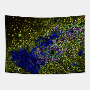 Black Panther Art - Glowing Edges 508 Tapestry