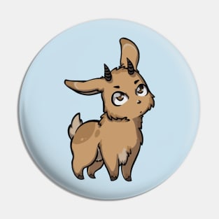 Cute Caramel Baby Goat Pin