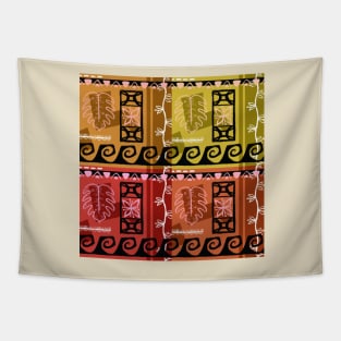 Summer-Colored Hawaiian Patterns Tapestry