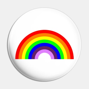 Rainbow Print Pin