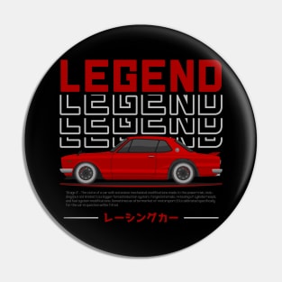 Tuner Red Hakosuka JDM Pin