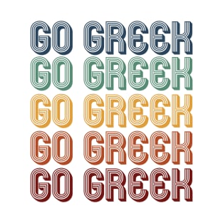 Retro Go Greek! T-Shirt