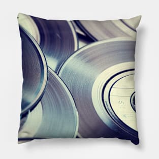 Vinyl Records 45 RPM Pillow