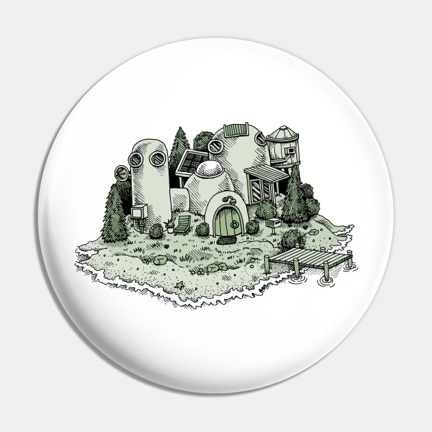 Island-house Pin by awcomix