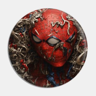 Schizophrenic Spider Pin