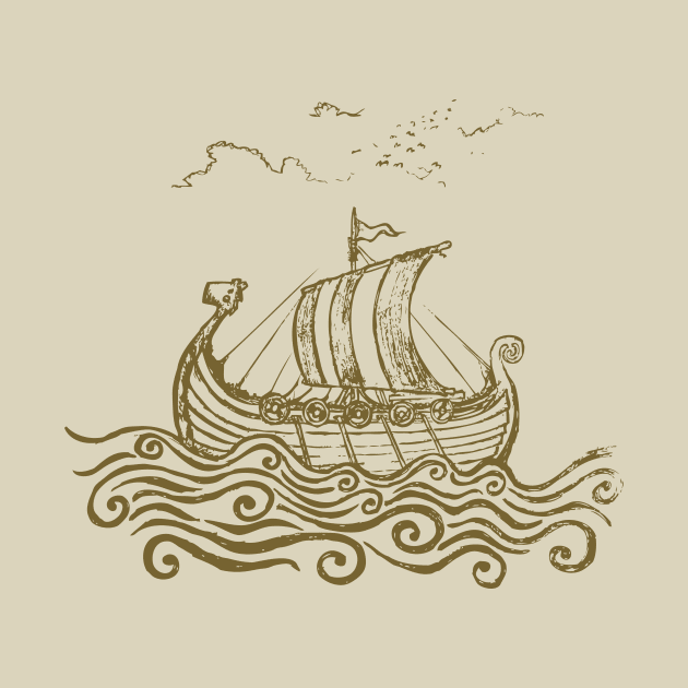 Viking ship by mangulica