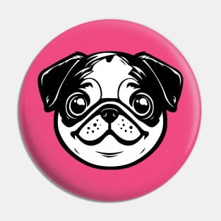 Petunia Pug Pin