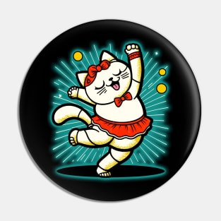 cat dancing Pin