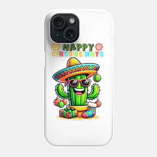 Happy Cinco De Mayo Viva Mexico Funny Cactus Phone Case