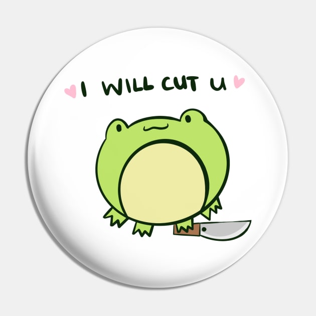 Threatening Froggy Pin by SaganPie