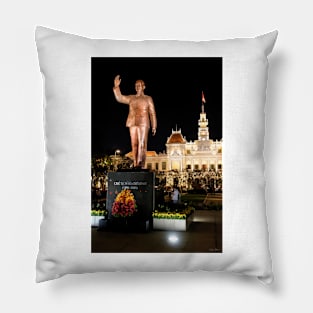 Ho Chi Minh on Nguyen Hue Street Pillow