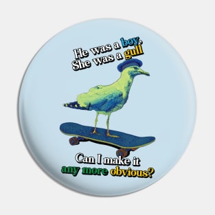 SK8R BOI Meme Design Pin