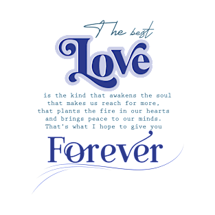 cute love quotes banner template elegant texts decor T-Shirt