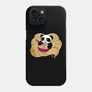 Panda Eat Noodle Phone Case