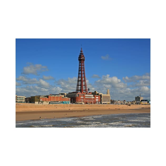 Blackpool Tower Landscape, May 2019 by RedHillDigital