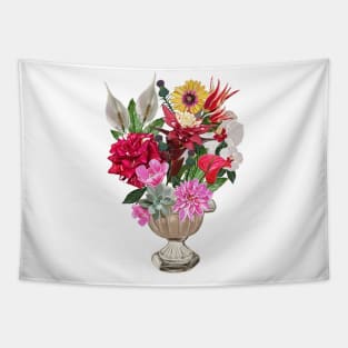 Colorful flowers bouquet Tapestry