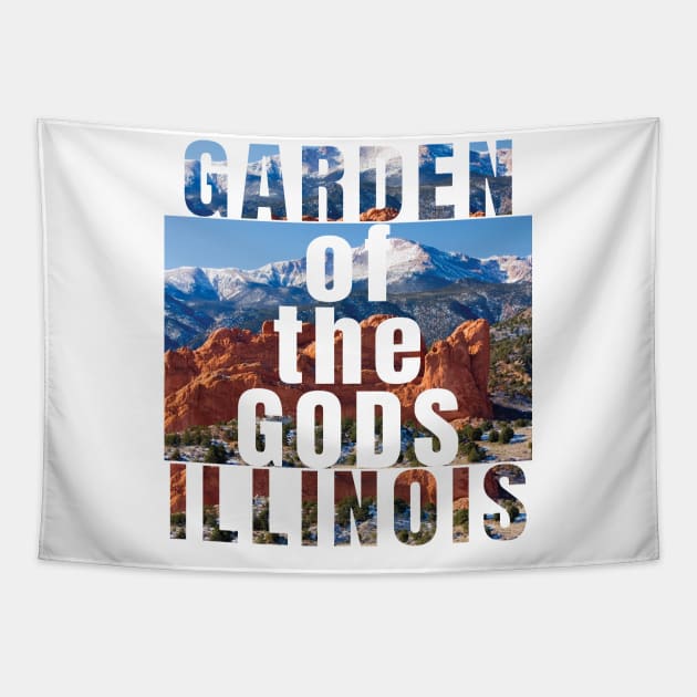 Garden of the gods, Illinois Tapestry by TeeText