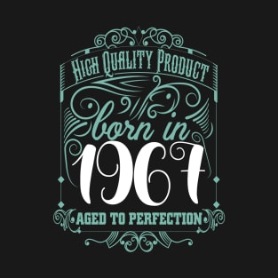 High Quality product Born In 1967 T-Shirt