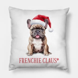 Christmas Frenchie Pillow