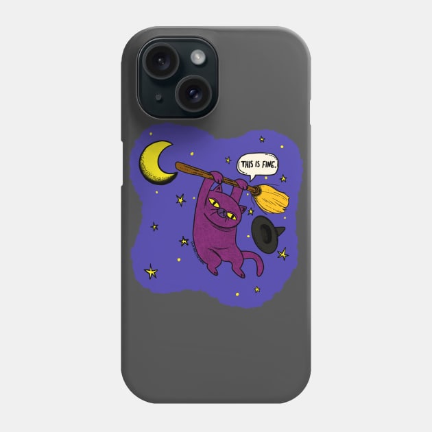 This is Fine Magic Cat Phone Case by TheEND42