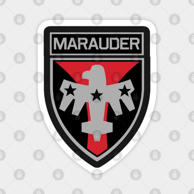 Starship Troopers Marauder Patch Magnet by PopCultureShirts