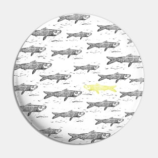 Yellow Sardine Pin